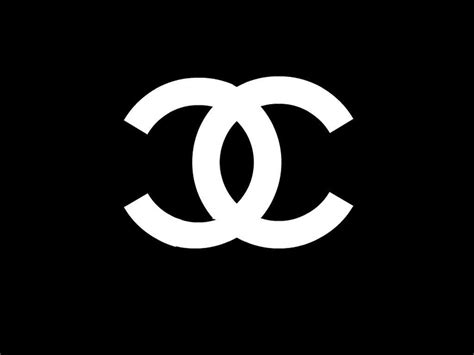 black and white chanel logo